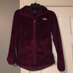 Fuzzy North Face Women’s Zipup